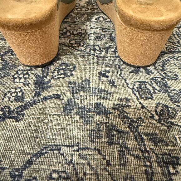 PAPILLIO Size 40 Birkenstock Namica
Metallic Stone Gold Suede Leather Sandals - Picture 6 of 9